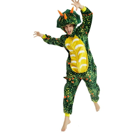 Kids Animal Onesie Cartoon Pajamas Christmas Halloween Cosplay Costume 3-8 Years